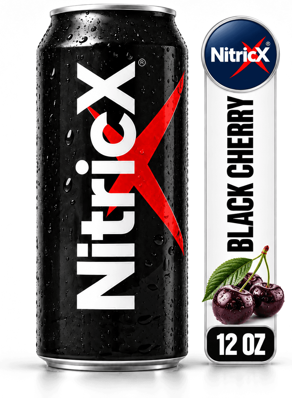 NitricX Black Cherry 12 oz can